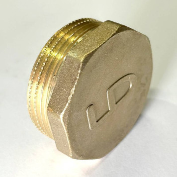Пробка резьбовой DN32 Н 1.1/4 латунь-1