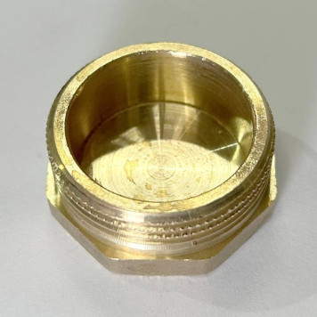 Пробка резьбовой DN32 Н 1.1/4 латунь-3