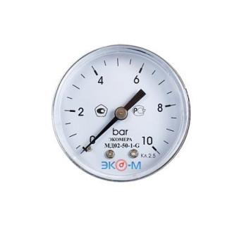 Манометр осев МД02 0-0,6МПа(0-6бар)Дк50 G1/4 ст ЭКОМЕРА