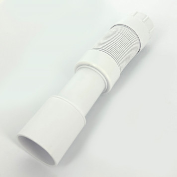 Труба гофрированная L=255-300 мм, 50 мм, вход 1 1/4, выход 40/50 мм