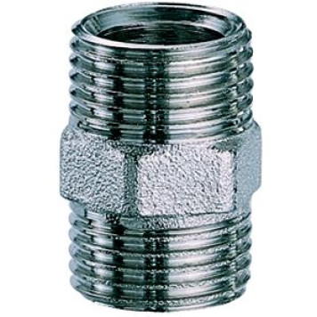 Фитинги резьбовые Ниппель 1/2EUх1/2EU, хромирированный FAR FC 5800 12