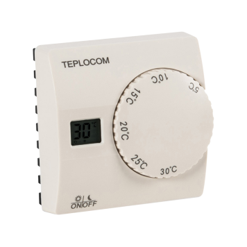 Термостат комнатный Teplocom TS-2AA/8A проводной, реле 250В, 8А