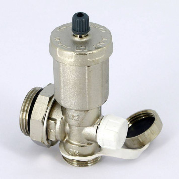 Дренажная группа Н UNI-FITT 1 для коллекторных групп с автоматическим воздухоотводчиком, никелированная-1