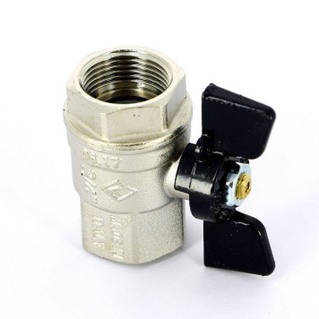 Кран шаровой Bugatti New Jersey ВВ бабочка 3/4-2