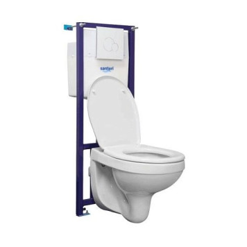 Система инсталл Альфа комфорт унитаз+кн/бел сид PP микр Santeri 1.3816.4.S00.00B.2