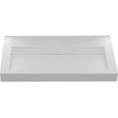 Armadi Art Flat Раковина подвесная прямоугольная 80,2х45,5х8h см, цвет: белый 859-080