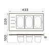 Omoikiri DC-02-3-IN Контейнер нержавеющая сталь цвет: нержавеющая сталь 4999078