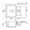 Omoikiri Daisen 78-2T-EV Кухонная мойка Tetogranit 78x51 см, цвет: эверест 4993532