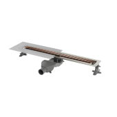 Boheme B T Infinity Трап линейный 80 см нерж. сталь, решетка с щелью для воды, цвет: copper brushed 981-80-CB