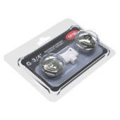 Комплект для подключения радиатора RIFAR MONOLIT/SUPReMO 3/4 ХРОМ