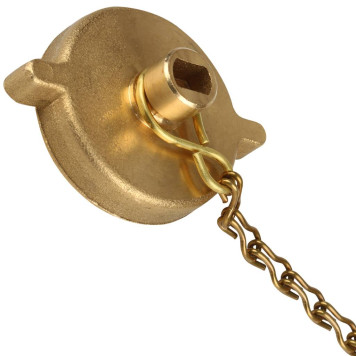 Кран латунный Itap 139 3/4 с щтуцером и заглушкой-10