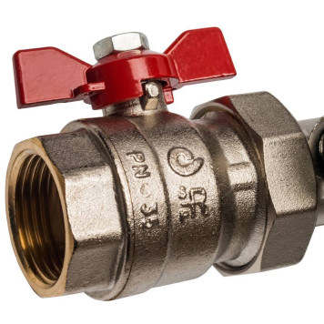 Распределительный коллектор STOUT из латуни 7 выходов без расходомеров.-2