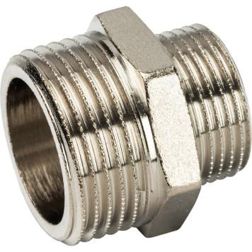Переходник STOUT НН никелированный 1X3/4-2