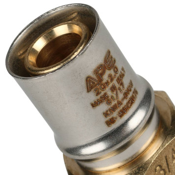 Переходник STOUT с резьбой 3/4х20 для металлопластиковых труб прессовой-5