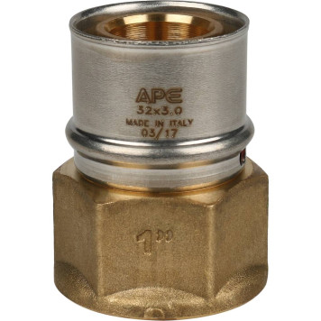 Переходник STOUT 1x32 для прессовых металлопластиковых труб с внутренней резьбой-2