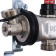 Коллектор Uponor Smart S с расходомерами стальной, 9 выходов 3/4 дюйма евроконус.