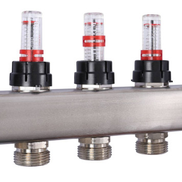 Uponor Smart S Коллектор с расходомерами стальной, выходы 12x3/4 Евроконус-2