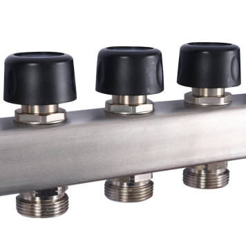 Uponor Smart S Коллектор с расходомерами стальной, выходы 12x3/4 Евроконус-6