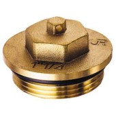 Фитинги резьбовые Заглушка CR, 1, НР, латунная FAR FK 4149 1