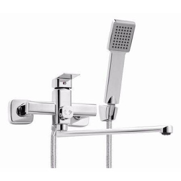 Смес/ванна Н-серия однор дл/изл плоск Lобр в/к Коттедж Славен СЛ-ОД-Н31