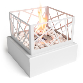 Биокамин Firelight BFP-T185BFW Bonfire White-5