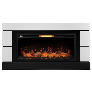 Каминокомплект: Очаг Electrolux EFP/P-4220LS, портал Moderno 42/40/36, белый, р/в-1