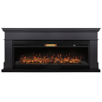 Каминокомплект: Очаг Royal Thermo Aurora RTFP/P-AR60LS, портал California 60 G, графит-1