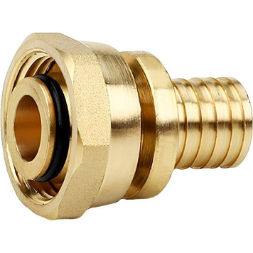 Муфта VARMEGA Slide-fit переходная (на евроконус) с накидной гайкой, 20x3/4EK, аксиальная, VM51712