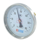 Термометр биметалл ТБ-100-1 60С Дк100 L=60 G1/2  осев Метер