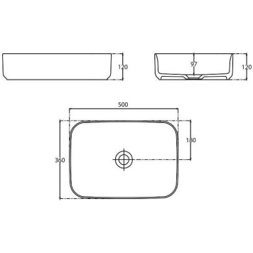 Allen Brau Fantasy Раковина 50 см, цвет: бежевый 4.11021.IV-1