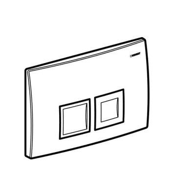 Кнопка смыва Geberit Delta50 белый «Alpine»-3