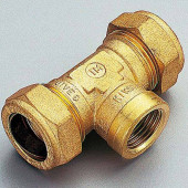 Тройник обжим-В TIEMME 18х1х28