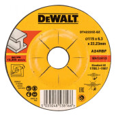 Круг шлифовальный DeWalt металл Ф115х22,2х6,3мм DWA4514IA
