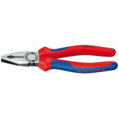 Плоскогубцы комбинированные чернёные 180 мм KNIPEX 0302180