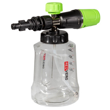 Пенообразователь REDVERG для моек 1000 мл латунь + 2 адаптера (860275)-1