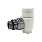 Вентиль запорный SR Rubinetterie угловой серияPrestigeMinimal1/2 цвет белый 0353-1500VC0A