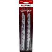 Полотно для сабельной пилы REDVERG S1531L  HCS, по дереву, шаг 5 мм, длина 240 мм, 2 шт(820451)