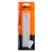 Лезвия сменные для ножей Квалитет 25 мм 10шт. ЛН-25