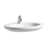 Laufen Alessi One Раковина-чаша 75х52х9 см, 1 отв., покрытие LLC, цвет: белый. 8.1897.2.400.104.1