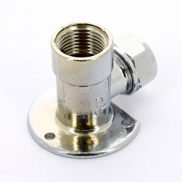 Водорозетка обжим-В хромированная TIEMME 15х1/2-2