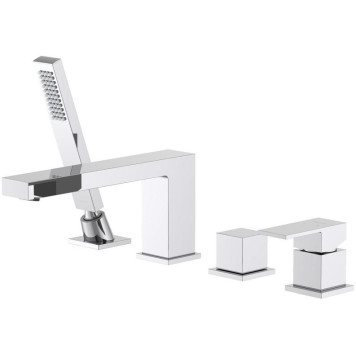 AQ1648CR ЛИБРА смеситель на борт ванны на 4 отв. AQ1648CR