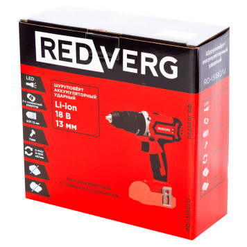 Шуруповерт аккумуляторный ударный REDVERG RD-IS18C/U (без акк, без з/у)-8