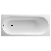 VilleroyBoch Oberon Ванна 180х80х47см., встраиваемая, слив, ножки, Quaryl, цвет: альпийский белый. UBQ180OBE2V-01