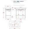 Artceram Civitas Раковина 90х50 см, 1 отв., цвет: белый. CIL002 01 00 *1