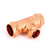 Тройник пресс IBP 28х22х28 медь