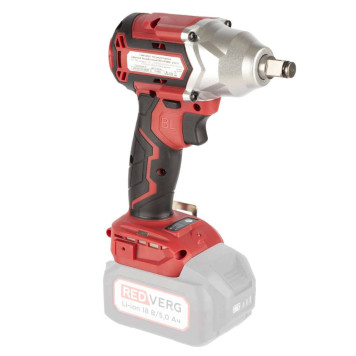 Гайковерт аккумуляторный ударный бесщеточный REDVERG RD-IW18BL-350/U (без акк, без з/у)-5
