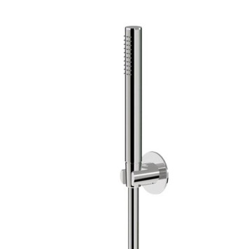 Newform X-STEEL 316 Душевой гарнитур, настенный держатель с ручным душем и шлангом 150 см, цвет: хром. 829.21.018