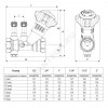 Клапан баланс лат R206B Ду15 Ру25 м/м Kvs2.7 нип Giacomini R206BY003