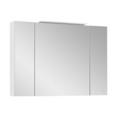 Roca Oleta Зеркальный шкаф 100х70см, c LED-светильником, цвет: белый. A857648806