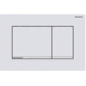 115.883.JT.1 клавиша двойного смыва Sigma 30 NEW к 111.300/350/361/362/380/390/796 не оставляет отпечатков пальцев, белый мат/хром глянц/белый мат 115.883.JT.1